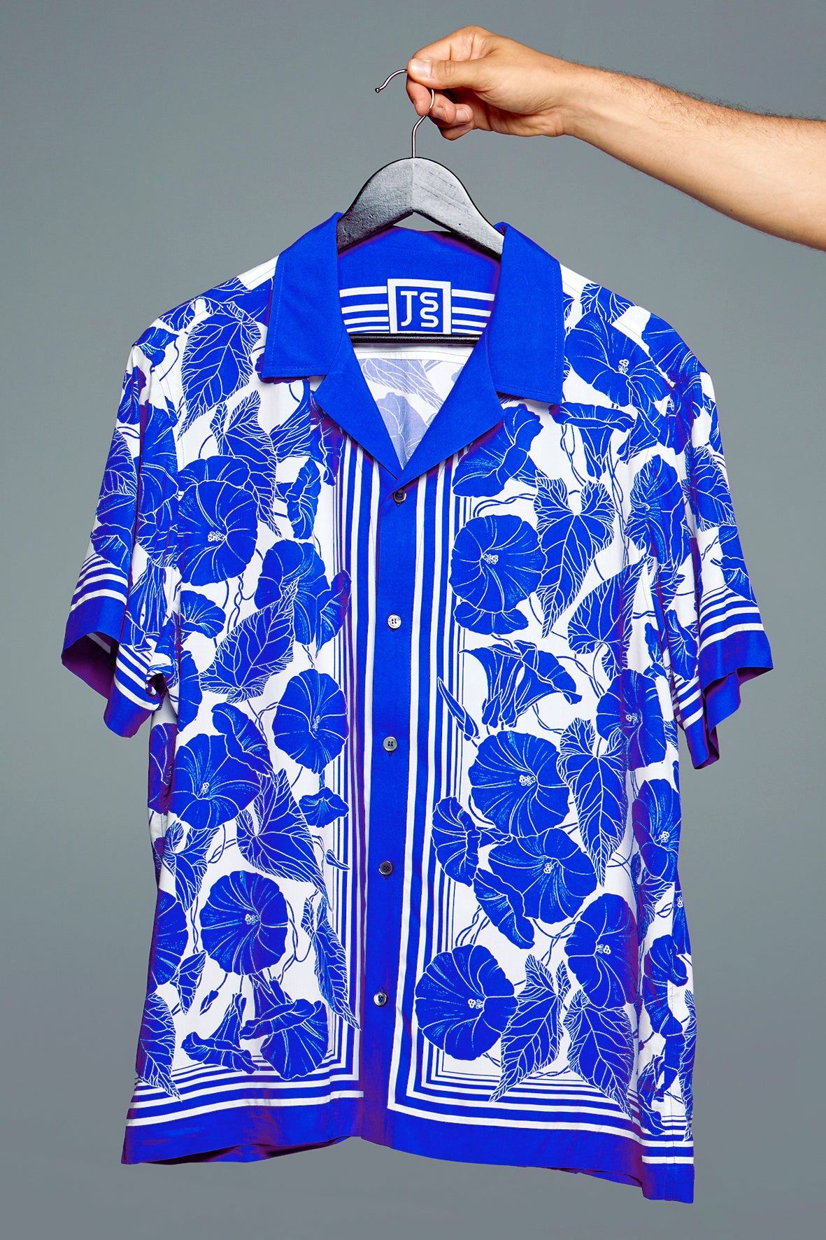 SHIRT "MORNING GLORY" BLUE/WHITE